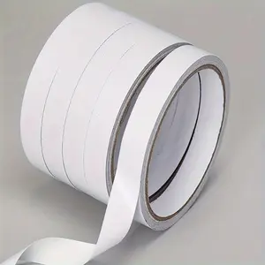 4pcs Ultra-Thin High-Viscosity Double-Sided Tape, Semi-Transparent PE Material - Ideal for Plastic Surfaces, Strong Hold Without Waterproofing