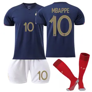 World Cup Superstar Jerseys—the ultimate fan gear: Argentina's No. 10, Brazil's No. 10, France's No. 10, and Portugal's No. 7. These jerseys make the perfect gift for any fan.