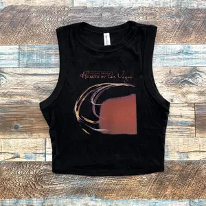 Cocteau Twins Micro Ribbed Tank, 90s Band Crop Tank, Band Tank Top, Cute Tank , Heaven or las vegas album tee, Shoegaze shirts, Y2k Crop Tank Top