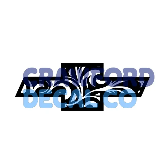 Chevy Chevrolet Tooled Decal for Trucks, Cars, and More