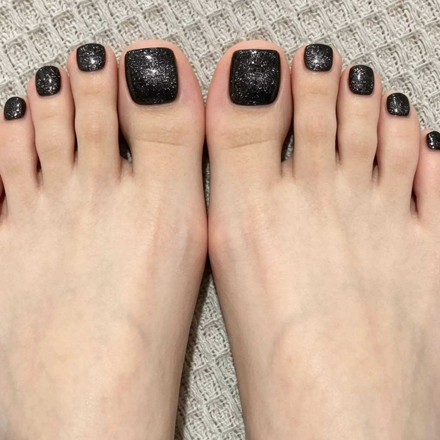 J-150 Combination Toe Nail Art Stickers, Style Toe Nails, Sparkling Rhinestone Toe Nail Tattoos, Easy to Apply