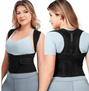 Adjustable Upper Back Support Brace for Men and Women, Lightweight Posture Corrector Brace for Back & Shoulder Health Support