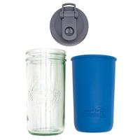 Deep Blue / Charcoal Gray