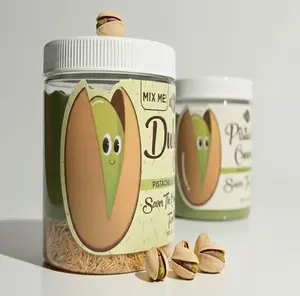 Natural Original Sweets Dubai Pistachio Cream with Kunafa Filling - Rich Creamy Nutty Flavor & Sweet Crispy Element