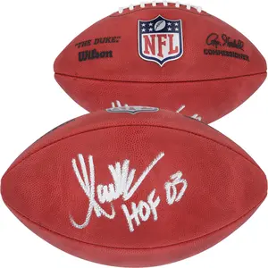 Marcus Allen Los Angeles Raiders Autographed Duke Full Color Football with "HOF 03" Inscription - Fanatics Authentic Certified