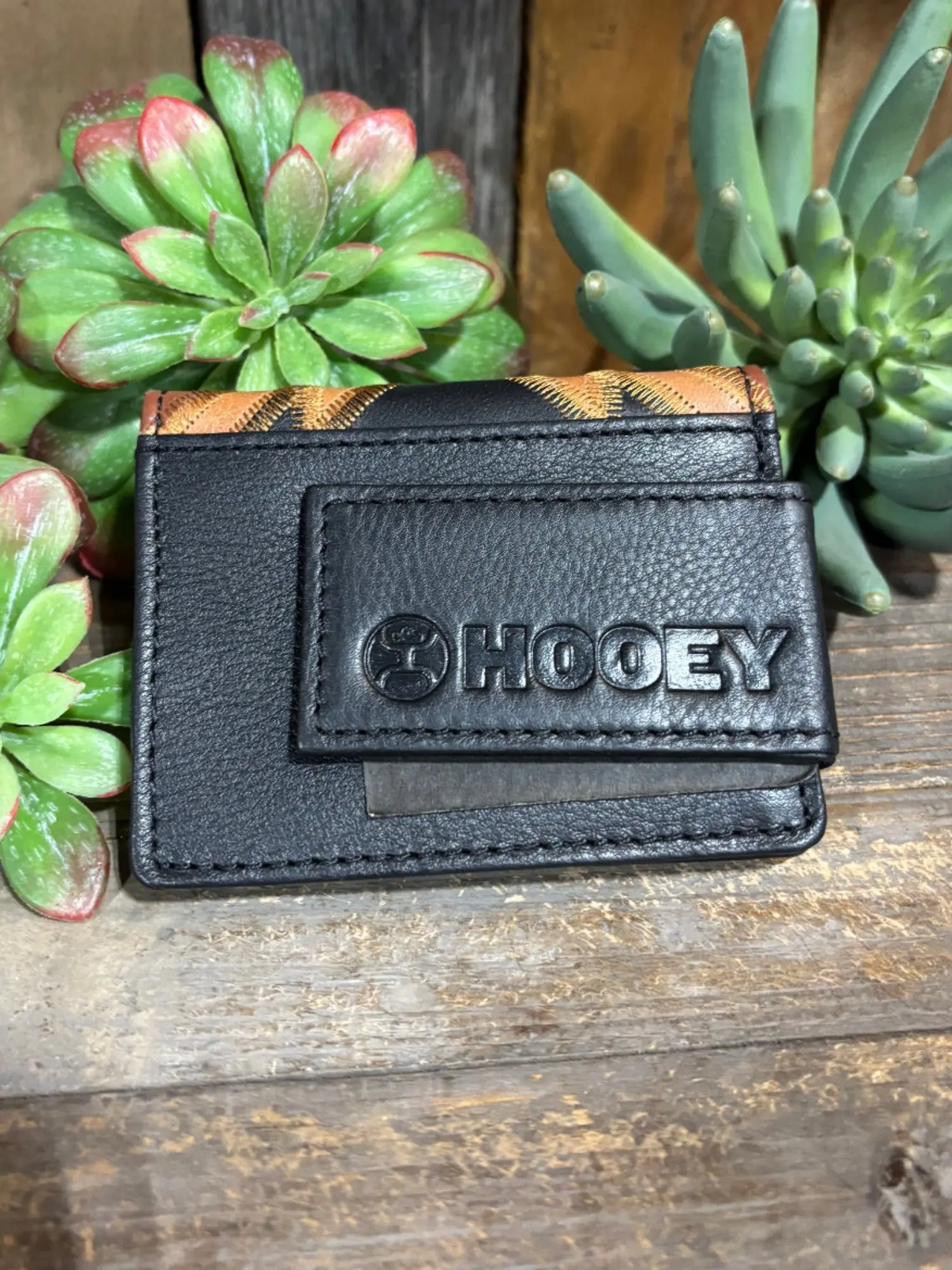 Montezuma Leather Bi-Fold Wallet by Hooey