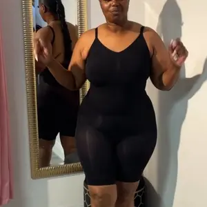 Seamless Backless Full Body Shaper for Women - High-Quality Material - Comfortable Fit - Black