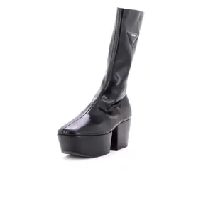 Pre-owned Prada Women's Platform Ankle Boots Leather by Rebag
