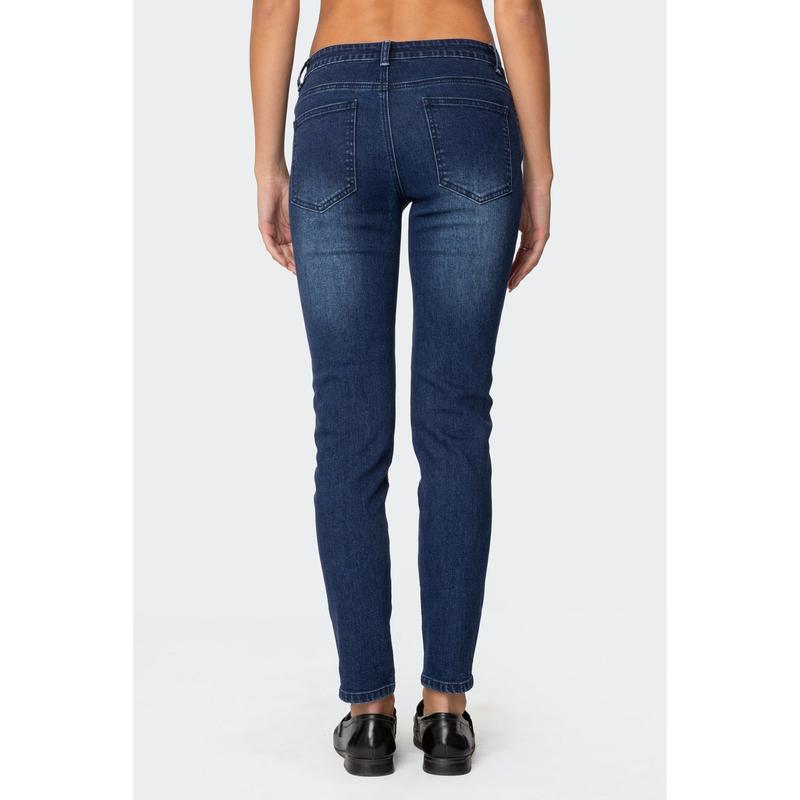 Rosalia Low Rise Skinny Jeans