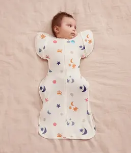 Swaddle Up™ 2-in-1 Transition Bag 1.0 TOG Organic Cotton Buff Lunar