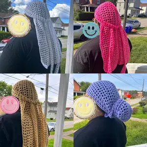 Handmade Crochet Durag/Headwrap