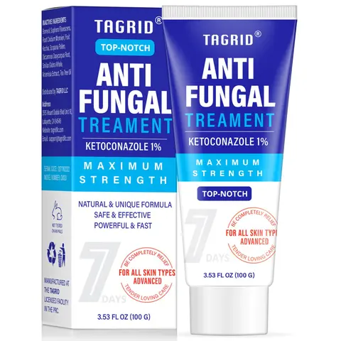 TAGRID Ketoconazole Antifungal Cream 100g - Top-Notch Maximum Strength Formula for Skin Comfort & Relief from Fungal Infections