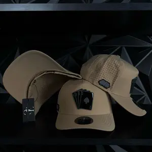 Poker plate SnapBack hat-khaki