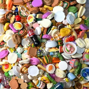 LARGER ORDER-Mixed Mini Resin Charms - Cute Drink & Food Charms for DIY Jewelry & Crafting  - ABS Material - Variety of Designs