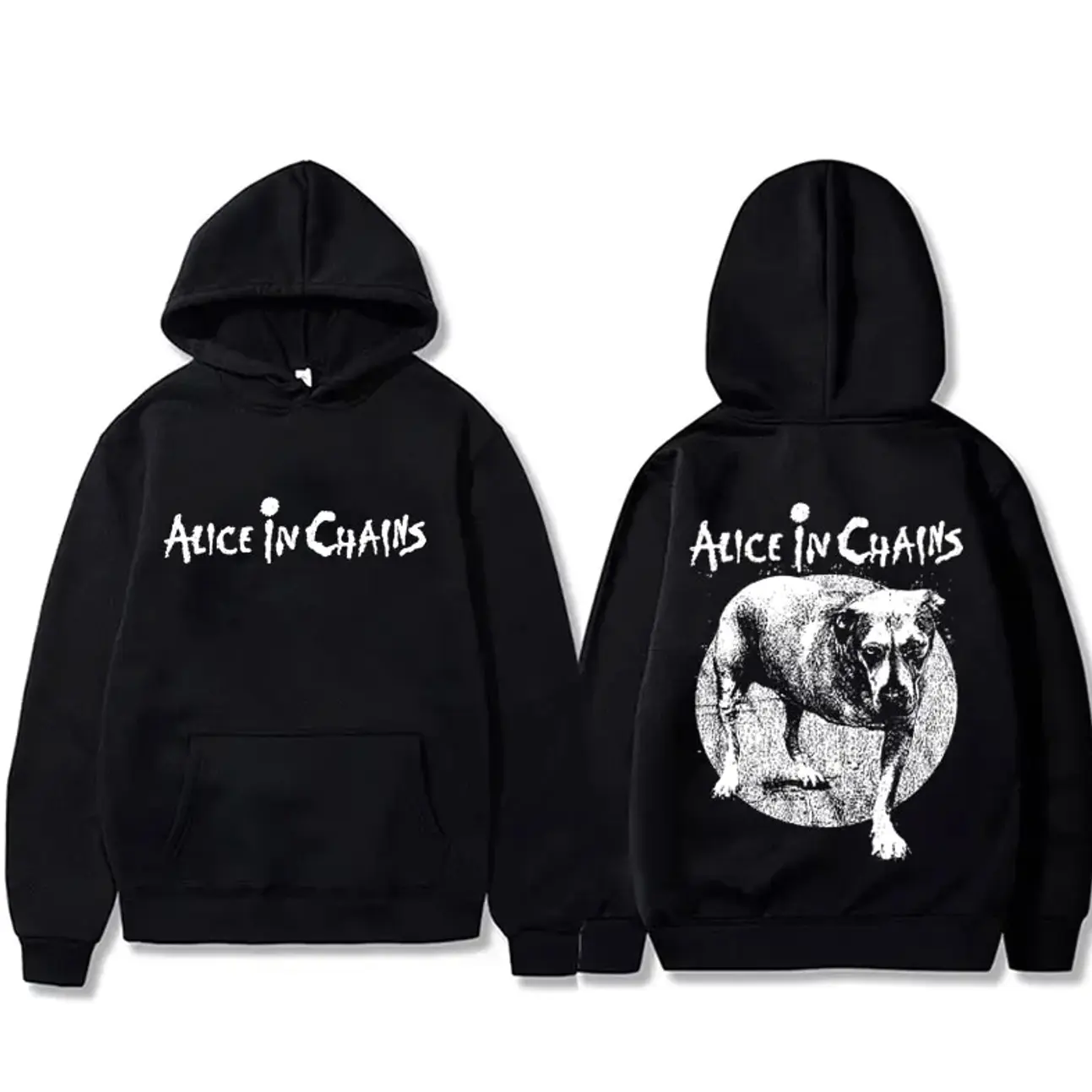 Rock Band Alice in Chains Graphic Print Hoodie Men Women Casual Fleece Cotton Pullover Hoodies Male Vintage Hooded Sweatshirt 8EO