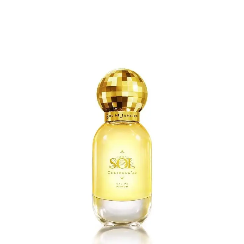 Sol de Janeiro Cheirosa 62 Unisex 50ml Eau de Parfum - Long-Lasting Iconic Warm Gourmand EDP Liquid Cologne, Luxurious Aromatic Fragrance with Almond Top Note, Pistachio, Salted Caramel, Vanilla, Jasmine, Self-Care Item