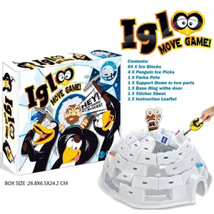 Penguin Snow House Adventure – Interactive Balance Board Tabletop Game & Mini Toy