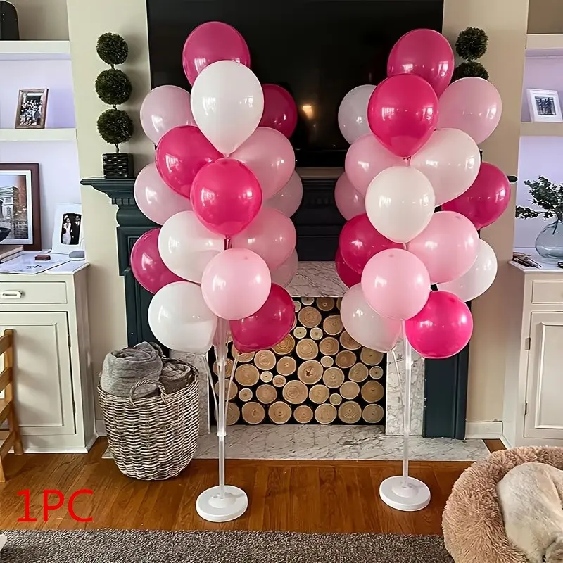 Balloon Stand Set with Water-Filled Base, Reusable Ground Balloon Column Ideal for Weddings and Parties, Durable & Easy to Assemble Party Decoration, Balloon Arch Decoration, Balloon Arches Decorations, Balloon Party Supplies, Party Balloons Decorations