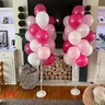 Balloon Stand Set, Balloon Arch Stands with Water-Filled Base, Reusable Balloon Column Ideal for Weddings and Parties, Durable & Easy to Assemble Party Decoration, Balloon Arch Decoration, Balloon Party Supplies