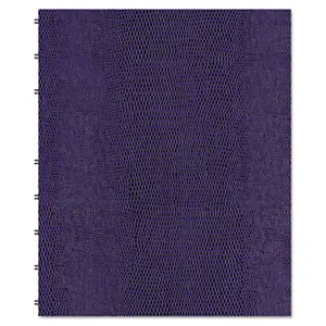 Blueline  MiracleBind Notebook College-Margin 9.25 x 7 White 75 Sheets Purple Cover