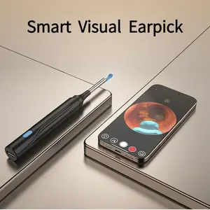 Visual Ear Pick P6X HD Camera Earwax Removal Tool Home Ear Cleaning Kit with Light Reusable Safe Ear Cleaner Set