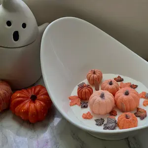 Handmade Pumpkin Season Candle for Home Decor