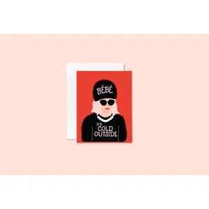 Bébé it's Cold Outside card