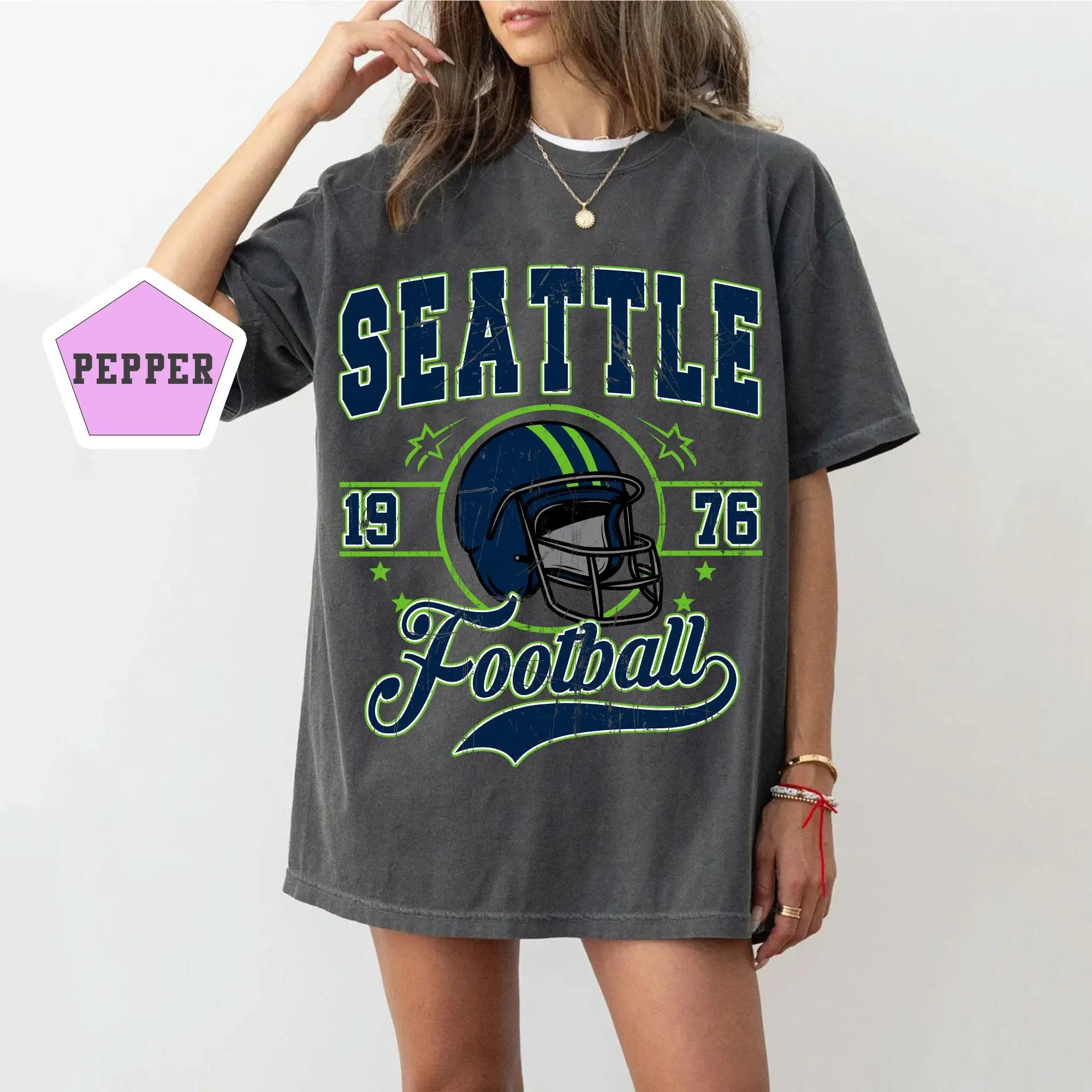 Comfort Colors Seattle Football Shirt, Emerald City Football Club Tee, Vintage Game Day Fan Gift, Classic Sports Apparel