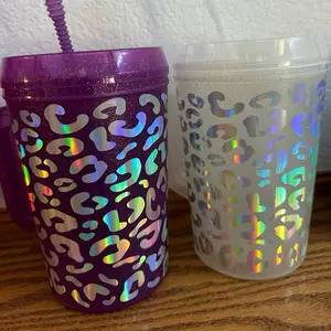 34oz HIP SIPS Mug with Lid & Straw - Bridal Party Mug cheetah pint mug wrap, Drinkware - Tumbler Washable Coffee Reusable, fun, trendy Cup Reuse