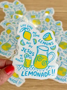 Jesus Makin' Lemonade sticker