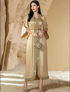 New Beading Diamond Party Dress Lace Long Robe