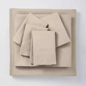 Threshold 400 Thread Count Cotton Damask 6PC Sheet Set Sophisticated