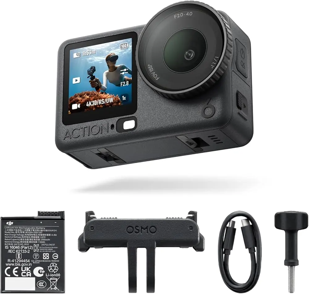 BRAND NEW DJI Osmo Action 6 Essential Combo, 8K Action Camera for Quick Start
