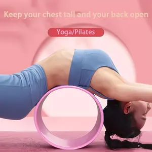 Outdoors 3D Floating Yoga Wheel Back Stretch Fitness Equipment for Beginners, Pilates Ring, Women'S Massager