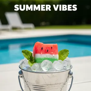 Cute Watermelon Squishy Toy Gift for Stress Relief | Soft Jelly Fidget Desk Decor for Summer Vibes & Everyday Fun