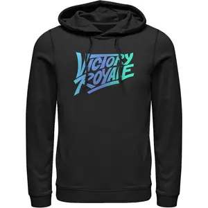 Men's Fortnite Victory Royale Gradient Logo Pull Over Hoodie