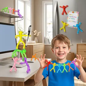 20-Pack Click-Lock Magnetic Snap Fidget Toys – Non-toxic silicone and lightweight ABS sensory tools for relief from overstimulation, focus aids, pocket EDC essentials, refrigerator magnets, and Christmas stocking stuffers