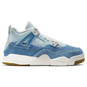 Jordan 4 Retro TEX Denim Worn Blue (PS) (kids) by StockX