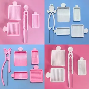 3/4/5Pcs/Set DIY Handmade Fuse Beads Picking Tray Kit 2.6mm Fuse Beads Efficient Padding Perler Bead Tool Plastic Beads Handheld