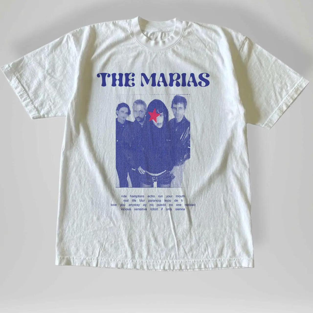 Vintage  Style The Marías Tshirt Gift For Fan Unisex