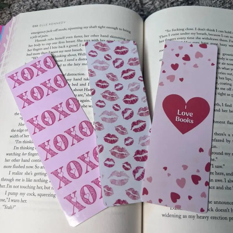 Aesthetic Bookmarks for Readers | Laminated Booktok Bookmarks | Cute, Romance & Dark Reader Designs