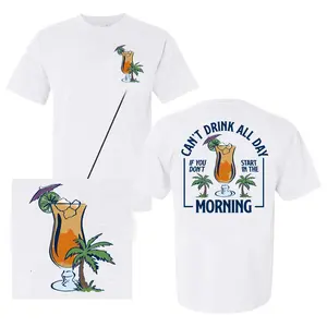 Sports Can't Drink All Day Morning T-shirt, Find Your Unique Style, Minimalist Chic, Men And Women, Classic Cotton, Menswear Top
