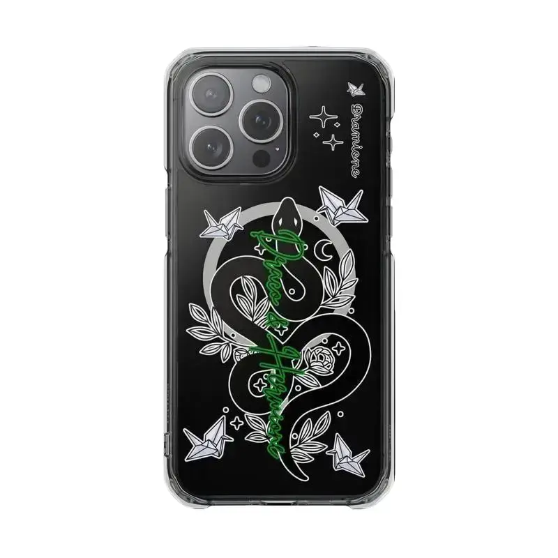 Dramione Iphone Case - Magnetic Clear Impact Case for Dramione Fans, Draco and Hermione, Military Drop Test for iPhone 17 16 15 14 13 12 11 Pro Max Plus