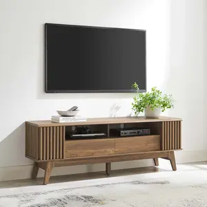 Modway Eudora 60" TV Stand in Walnut
