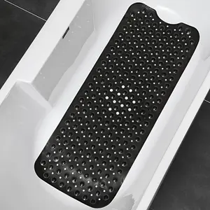 Non-slip Bath Mat, 1 Count  Bathroom Mat with Suction Cup, Foot Massage Shower Mat for Home Bathroom Hotel Salon, Non Slip Mats