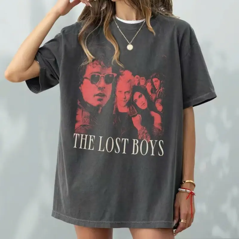 The Lost Boys Movie T-Shirt, Retro Horror Movie Graphic Tshirt, Kiefer Sutherland Jason Patric Lost Boys Shirt, Gift for Movie Lover,Graphic Shirt
