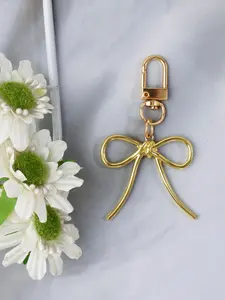 Women's Elegant Bowknot Design Keychain, Cute Trendy Minimalist Design Keychain for Car Keys for Women & Girls, Fashion All-match Accessories for Daily Life, Keychain for Car, Key, Keychain for Bags