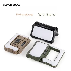 BLACKDOG Tactical Folding Camping Lantern 4800mAh Long Lasting LED Light with Tripod for Power Outages Home Repair & Outdoor Use Multi-modal Usage Placement Fold for Storage With Stand