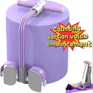 New Counting Foot Pedal Resistance Band, Multifunctional Step Bar Resistance Rope, Fitness Step Bar Rope, Yoga Stretch Strap, Slimming Gym Equipment, Yoga Stretching Rope