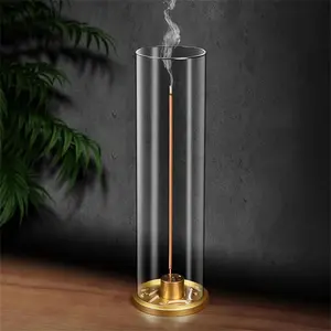 Clear Acrylic Incense Holder, 1 Count Incense Burner Stand, Incense Burner Holder, Home Decor Supplies for Living Room Bedroom, Fragrance Incense